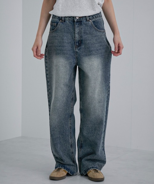 「feepur」 デニムパンツ MEDIUM ブラック レディース_画像5