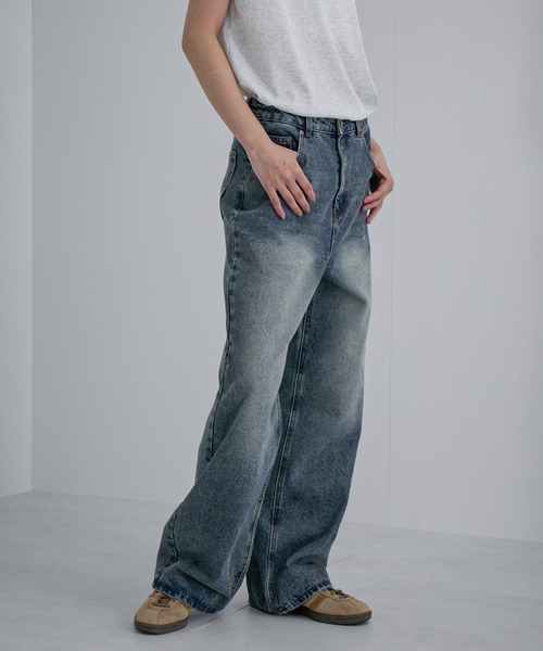 「feepur」 デニムパンツ MEDIUM ブラック レディース_画像6