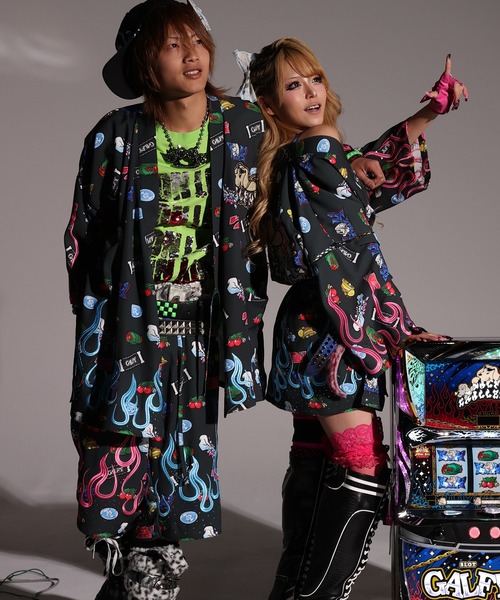 GALFY（ガルフィー） 甚平 浴衣 「GALFY/ガルフィー」柄詰め込み