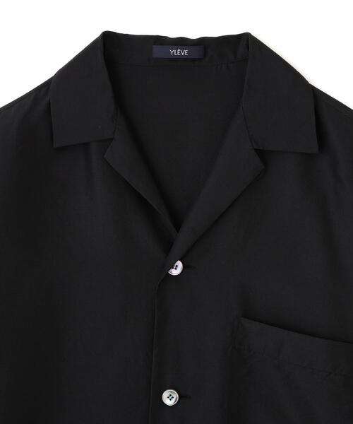トップス YLEVE SILK PAJAMA SHIRT YLEVE（イレーヴ） ブラウス シャツ YLEVE / SILK HABUTAE PAJAMA