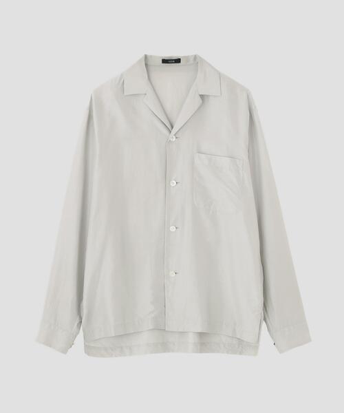 トップス YLEVE SILK PAJAMA SHIRT YLEVE（イレーヴ） ブラウス シャツ YLEVE / SILK HABUTAE PAJAMA