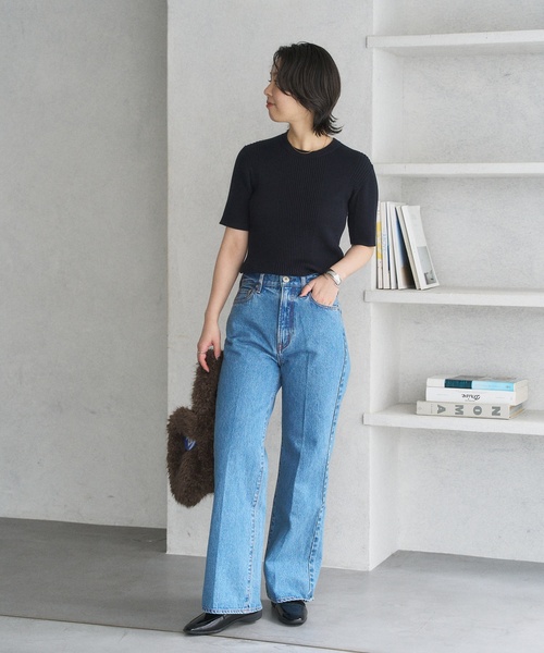 「LE TALON」 シューズ 23cm ブラックミックス レディース_画像3