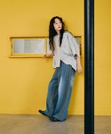 ワイドパンツ ジーンズ デニム デニムパンツ ...の詳細画像4