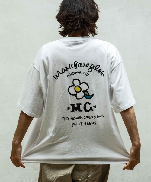 「Mark Gonzales」 半袖Tシャツ X-LARGE ホワイト メンズ_画像4
