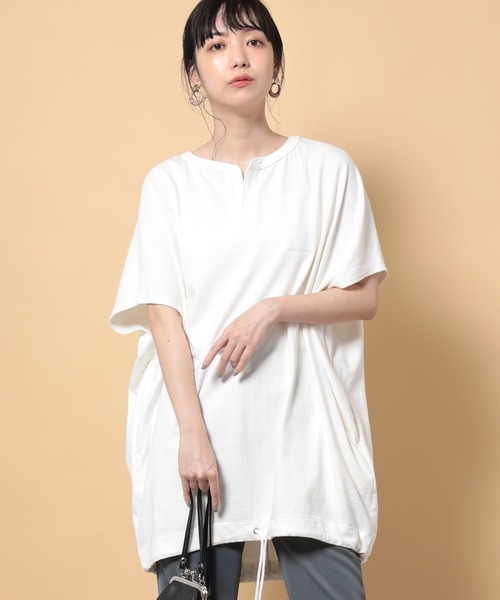 Tシャツ Tシャツ Americana アメリカーナ ヘヴィー天竺スキッパーtシャツ Zozotown 通販 Paypayモール