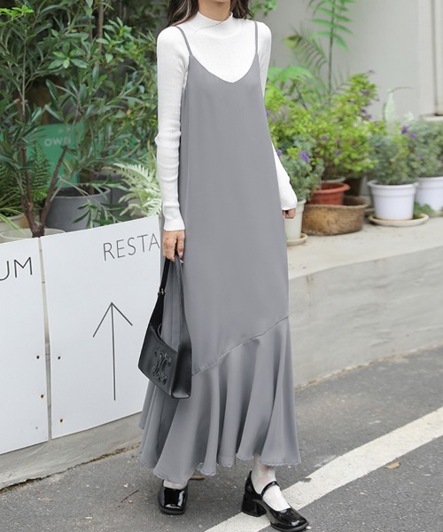 louiosy ルオシー LL キャミソールフレアワンピース ワンピース キャミソールフレアワンピース : ZOZOTOWN Yahoo!店