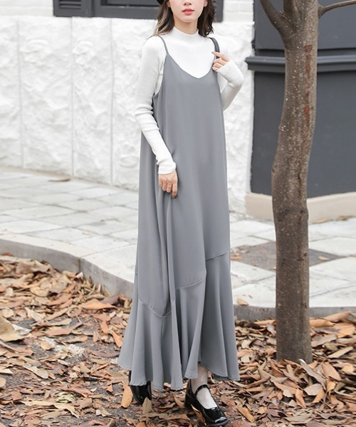 louiosy ルオシー LL キャミソールフレアワンピース ワンピース キャミソールフレアワンピース : ZOZOTOWN Yahoo!店