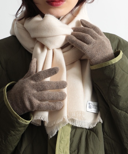 Johnstons of Elgin ジョンストンズ　 カシミア　アームカバー Johnstons of Elgin（ジョンストンズ オブ エルガン） アームカバー