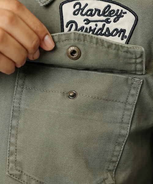 Harley Davidson コート アウター メカニック キャンバス