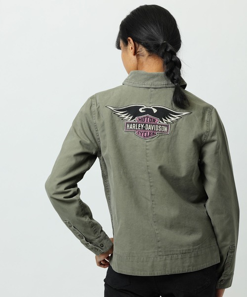 Harley Davidson コート アウター メカニック キャンバス