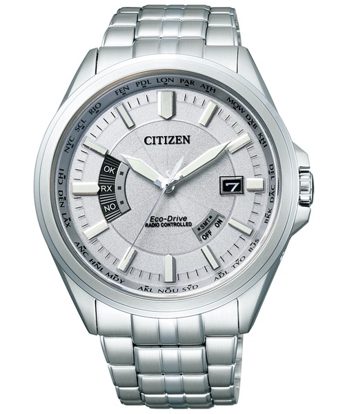 腕時計 CITIZEN COLLECTION シチズンコレクション エコ・ドライブ電波時計 クロノグラフ メンズの画像