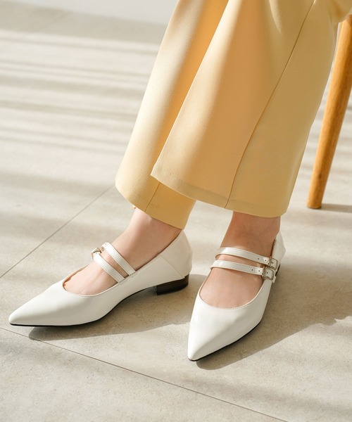 rectangle パンプス ダブルストラップパンプス : ZOZOTOWN Yahoo