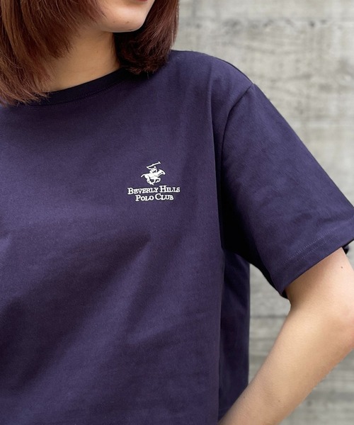 BEVERLY HILLS POLO CLUB tシャツ 「BEVERLY CLUB」リンガー