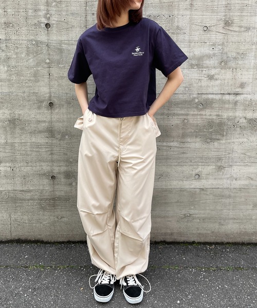BEVERLY HILLS POLO CLUB tシャツ 「BEVERLY CLUB」リンガー