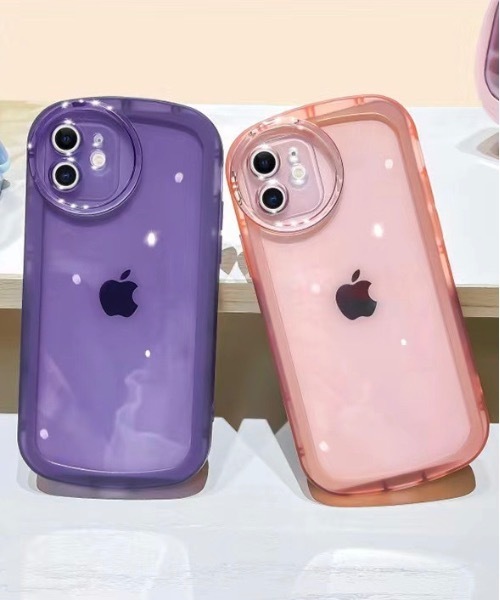 Risa♡iPhoneケース14♡ボタンタイプ 薄紫♡ iPhone 14 Pro maxケース マット感 耐衝撃半透明 紫 - メルカリ