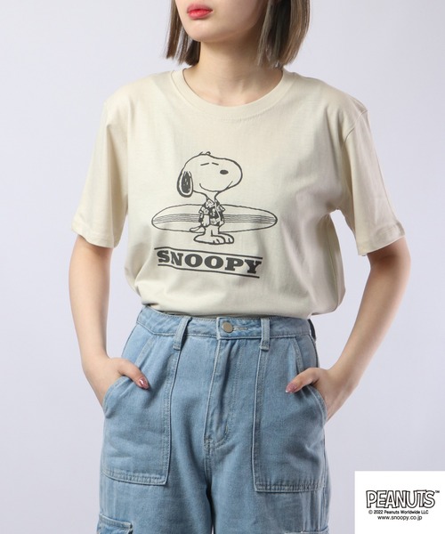 CASTELBAJAC ×SNOOPY　レディース　総柄シャツ 179/WG ブラウス シャツ 「PEANUTS」スヌーピーイラストシャツ