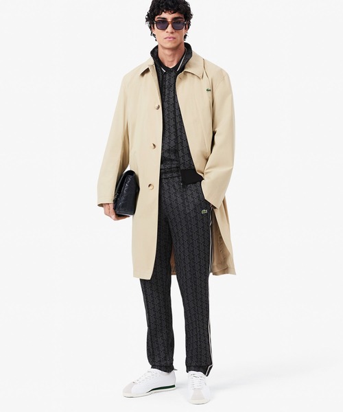LACOSTE（ラコステ） ポロシャツ モノグラムジャカード半袖ポロシャツ