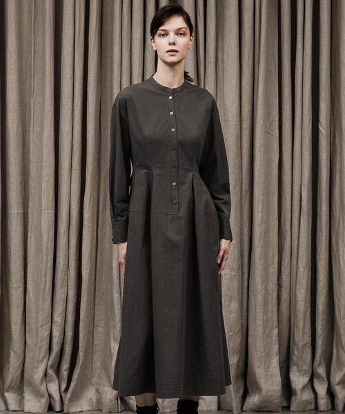 UNTITLED（アンタイトル） ワンピース コットンクロスシャツドレス