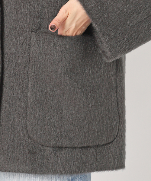 Spick and Span シャギージャケットコート Spick＆Span アウター シャギージャケットコート レディース