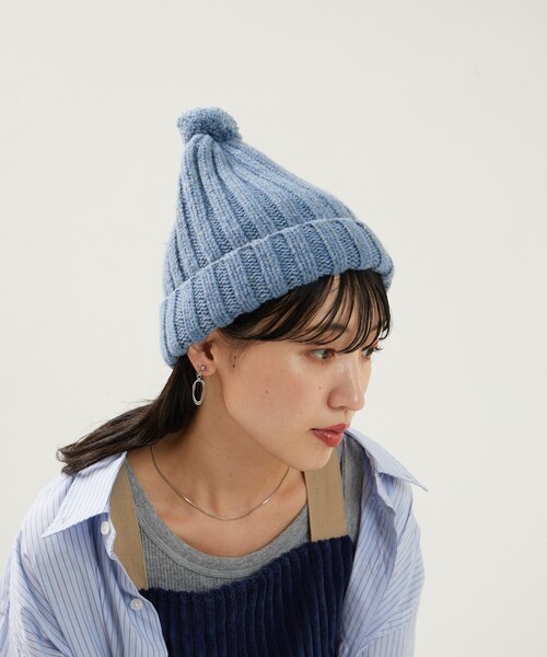 専用＊AP STUDIO THATS A HAT ポンポンニットキャップ FREAK'S STORE ニット帽 ニットキャップ 限定展開 ネップ