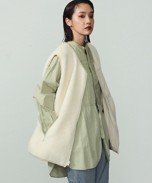 Lee（リー） ベスト ジレ 「ユニセックス」「親子コーデ」ボアベスト