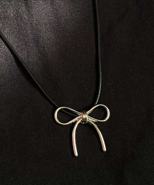 ネックレス ビッグリボンネックレス レディース : ZOZOTOWN Yahoo!店