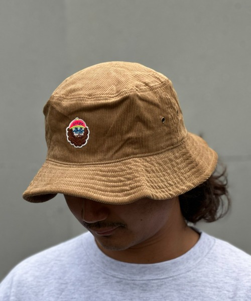 【Vividmnne westwood】コーデュロイ ベージュ バケットハット 14+（イチヨンプラス） 帽子 ハット コーデュロイシンプルバケット