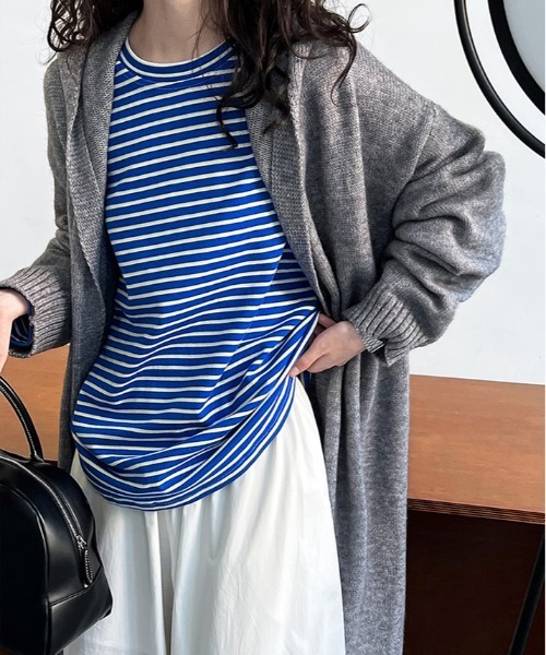 tシャツ ラグラン長袖プルオーバー レディース tシャツ ラグランロンT ラグランスリーブボーダープルオーバー