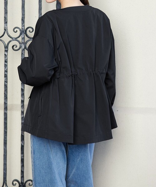 Tiaclasse ブルゾン アウター メモリーノーカラードロストブルゾン