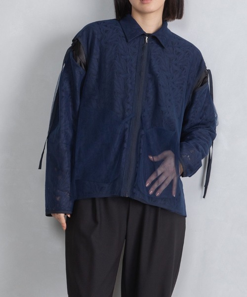 MARECHAL TERRE ブルゾン アウター レースブルゾン レディース