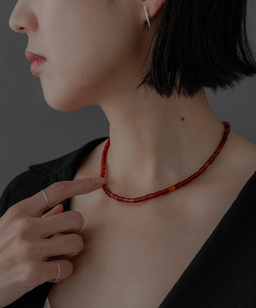 SMELLY so’　carnelian necklaceりえさま専用 SMELLY ネックレス so' carnelian necklace レディース