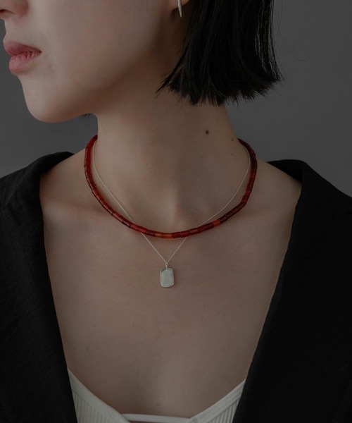 SMELLY so’　carnelian necklaceりえさま専用 SMELLY ネックレス so' carnelian necklace レディース