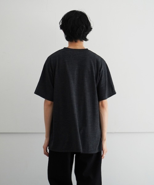 フィルメランジェ　ロング丈　杢グレー スウェット　Tシャツ 半袖 コットン 楽天市場】ワッフルロング丈Tシャツ メンズ 半袖 ロング丈 全3色