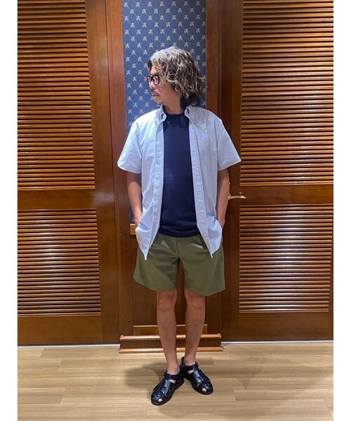 Brook Tシャツ BROOKS BROTHERS tシャツ コットンスムース クルーネック T