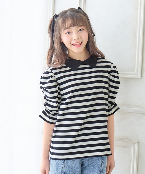 Amourire girl（アムリールガール） tシャツ パワショル えり付き