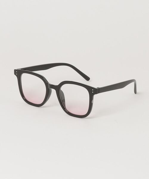 Ray-Ban ウェリントンサングラス ブラック/クリア ARCADE サングラス カラーレンズ ウェリントン UVカット クリア