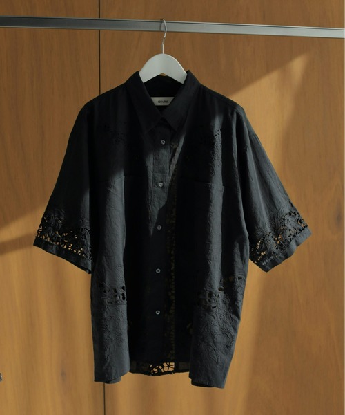 anuke（アンヌーク） ブラウス シャツ Cutwork Lace Shirts レディース