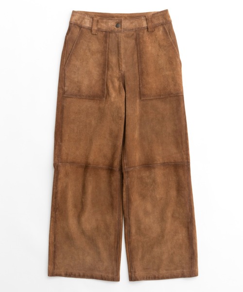 MAISON SPECIAL（メゾンスペシャル） パンツ Real Suede Pants/リアル
