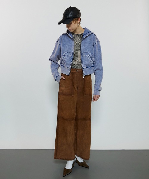 MAISON SPECIAL パンツ Real Suede Pants/リアルスウェード