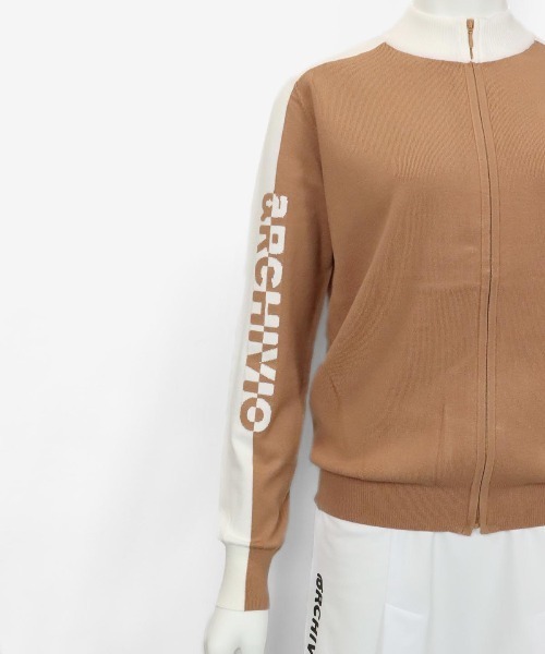 archivio（アルチビオ） ブルゾン アウター 「LADIES」配色ニット