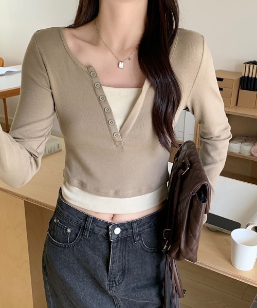 tシャツ BETA LONG SLEEVE FUNNEL NECK TOP | BETA 長袖 ファンネルネック トップ レディース Amazon.co.jp: ヘンリーネック 長袖 Tシャツ ロンT カットソー