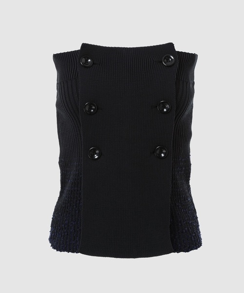 GRADATION BEADS KNITTED CORSET レディース