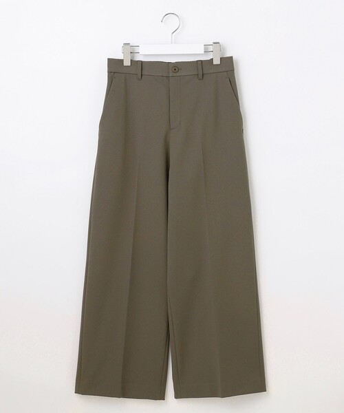 パンツ TRギャバ裏起毛ワイド パンツ レディース_15