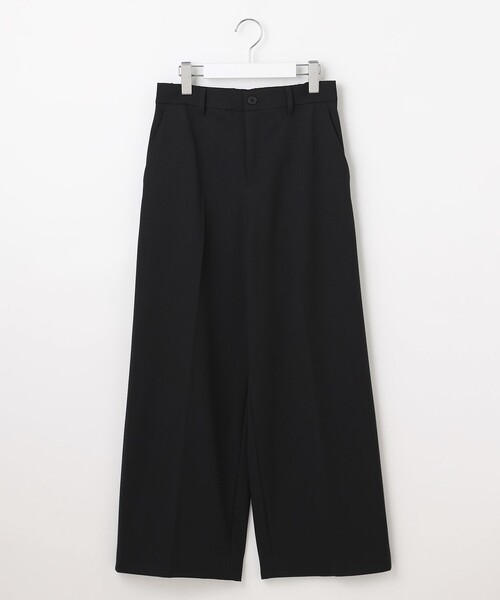 パンツ TRギャバ裏起毛ワイド パンツ レディース_16