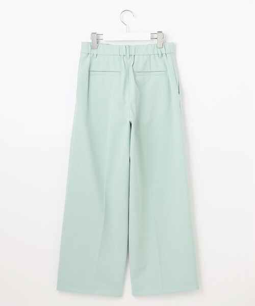 パンツ TRギャバ裏起毛ワイド パンツ レディース_18