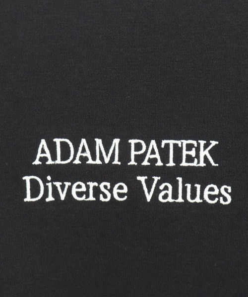 tシャツ 「ADAMPATEK/アダムパテック」embroidered basics  crewneck cutsew / 刺繍入りルーズシルエットベ ADAM PATEK tシャツ 「ADAMPATEK/アダムパテック」embroidered