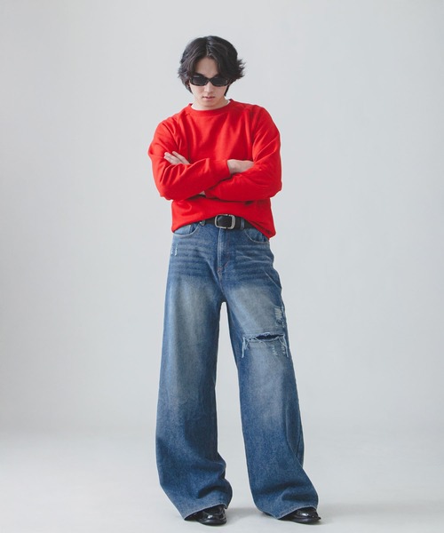 【VIP価格】GUCCI コットン バギー フィット ジーンズ GUCCI】グッチ『スキニージーンズ size32』544678-XDAHN メンズ