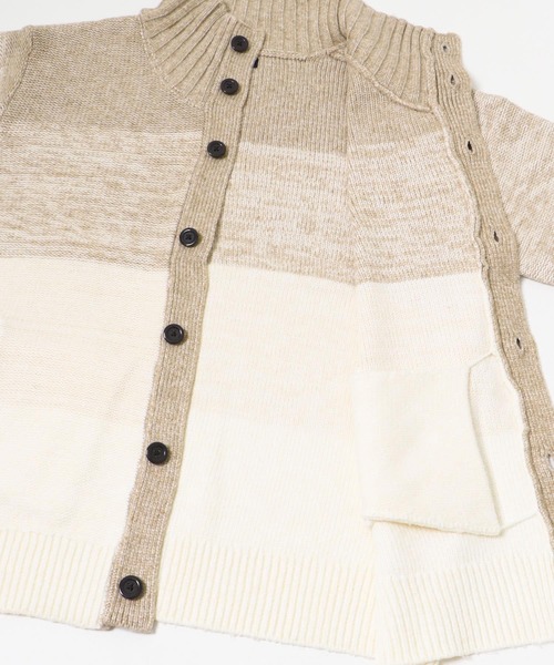 ITEMS URBANRESEARCH カーディガン ハイネック グラデーション