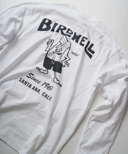 tシャツ 「BIRDWELL/バードウェル」61 LS T-SHIRT　JAPAN LIMITED　日本別注　バックプリント　ブランドロゴ　ロンT メンズ レディース | BIRDWELL | 03