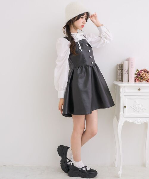 Emsexcite ワンピース FレザーJSK : ZOZOTOWN Yahoo!店 - 通販